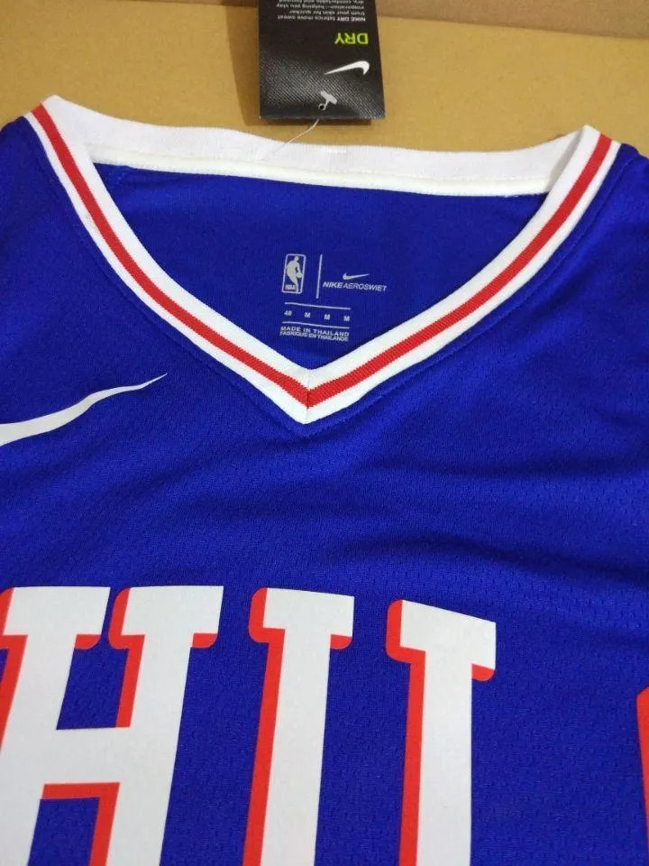 Men 25 Ben Simmons 76ers Jersey Blue Philadelphia 76ers Jersey Swingman