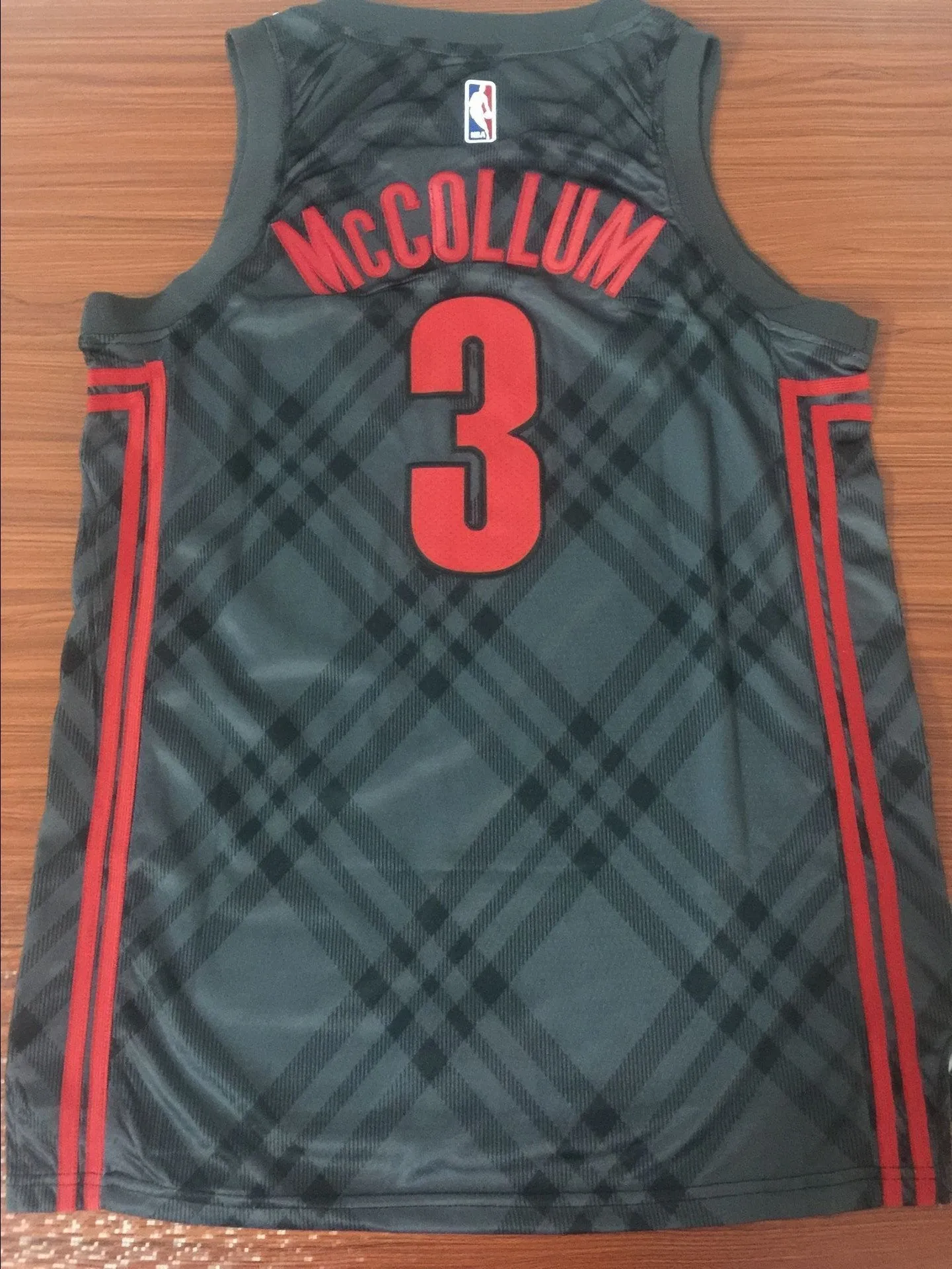 Men 3 C J McCollum Jersey Rip City White Portland Trail Blazers Jersey