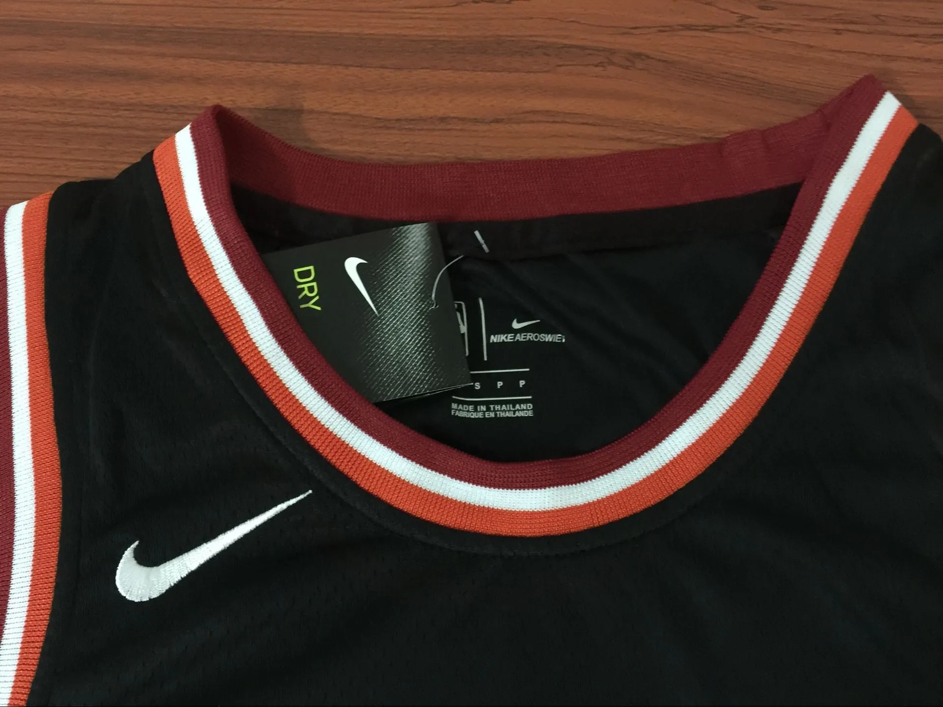 Men 3 Dwyane Wade Jersey Black Miami Heat Jersey Swingman Fanatics