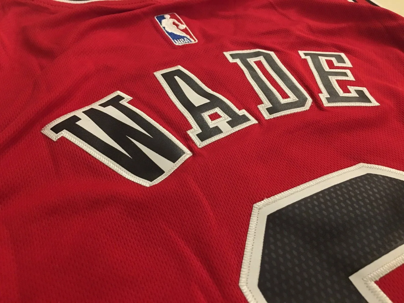 Men 3 Dwyane Wade Jersey Red Chicago Bulls jersey Throwback Swingman