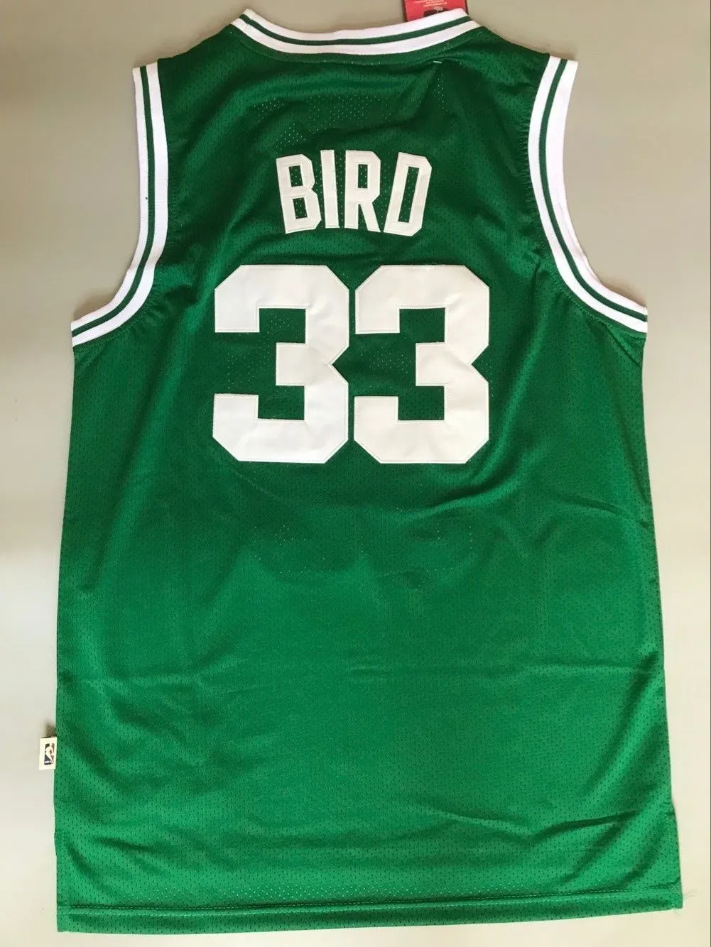 Men 33 Larry Bird Jersey Green Boston Celtics Swingman Jersey Fanatics