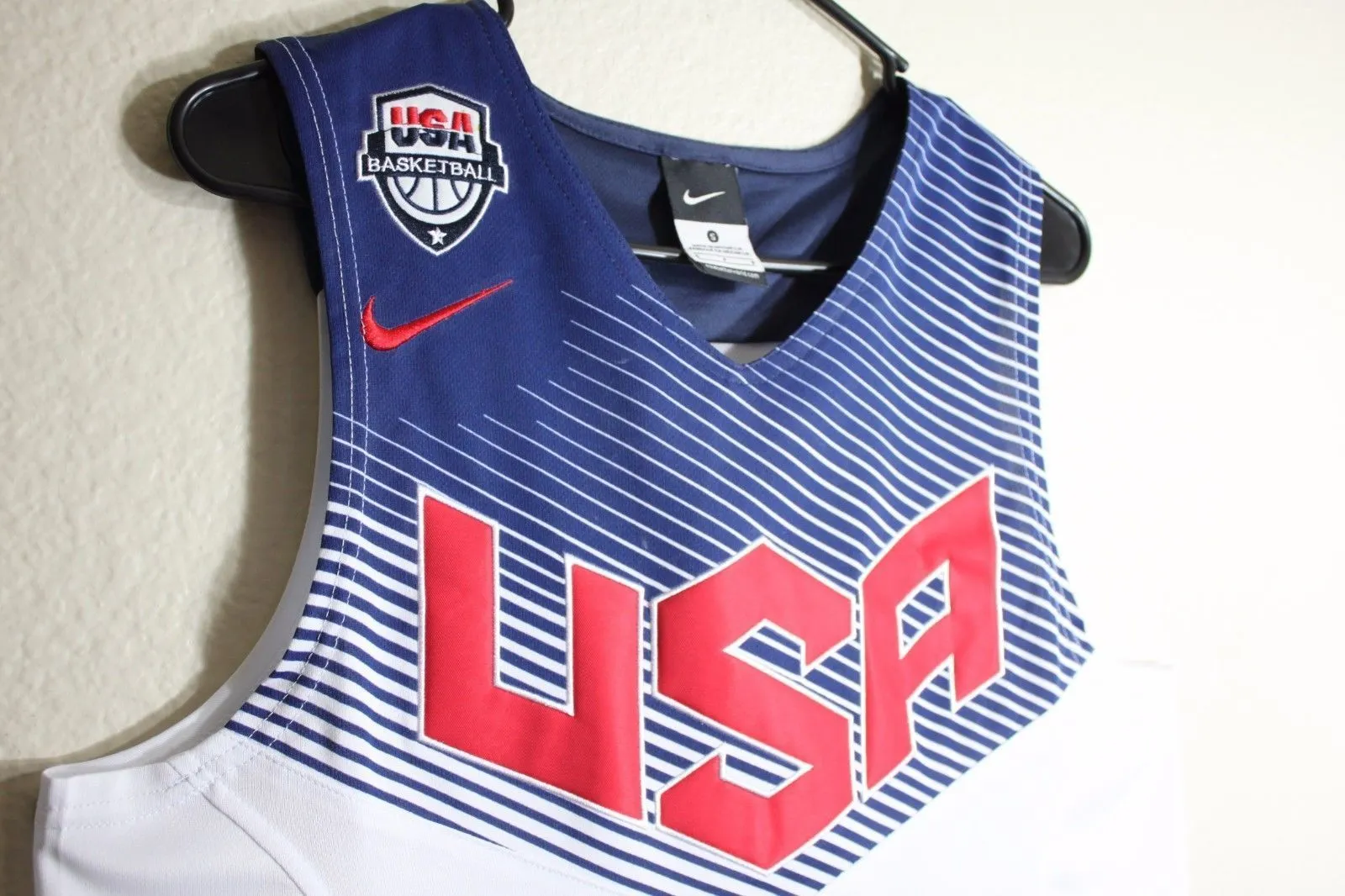 Men 4 Stephen Curry Jersey White USA Dream Team Swingman Jersey