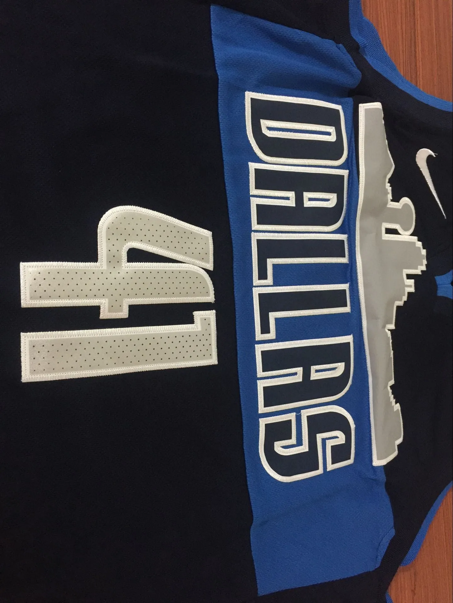 Men 41 Dirk Nowitzki Jersey Black Dallas Mavericks Swingman Fanatics