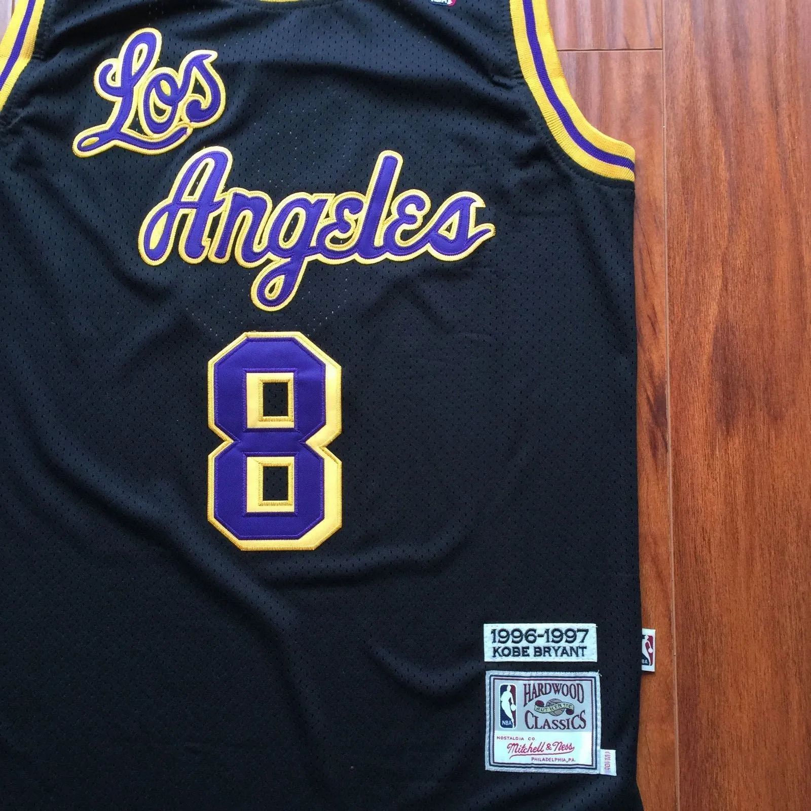 Men 8 Kobe Bryant Jersey Black Christmas Los Angeles Lakers Swingman Jersey