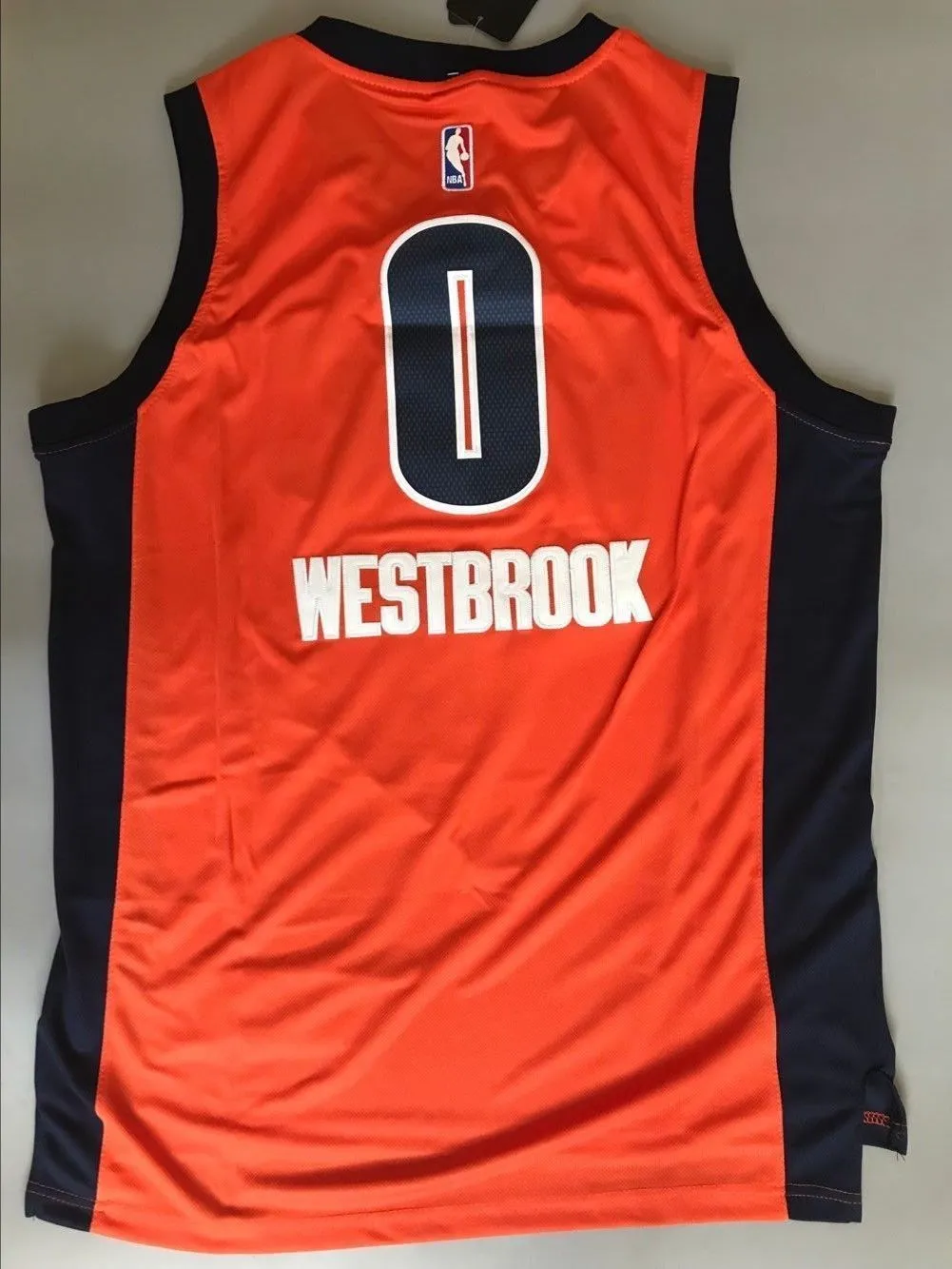 Men OKC 0 Russell Westbrook Jersey Oklahoma City Thunder Swingman