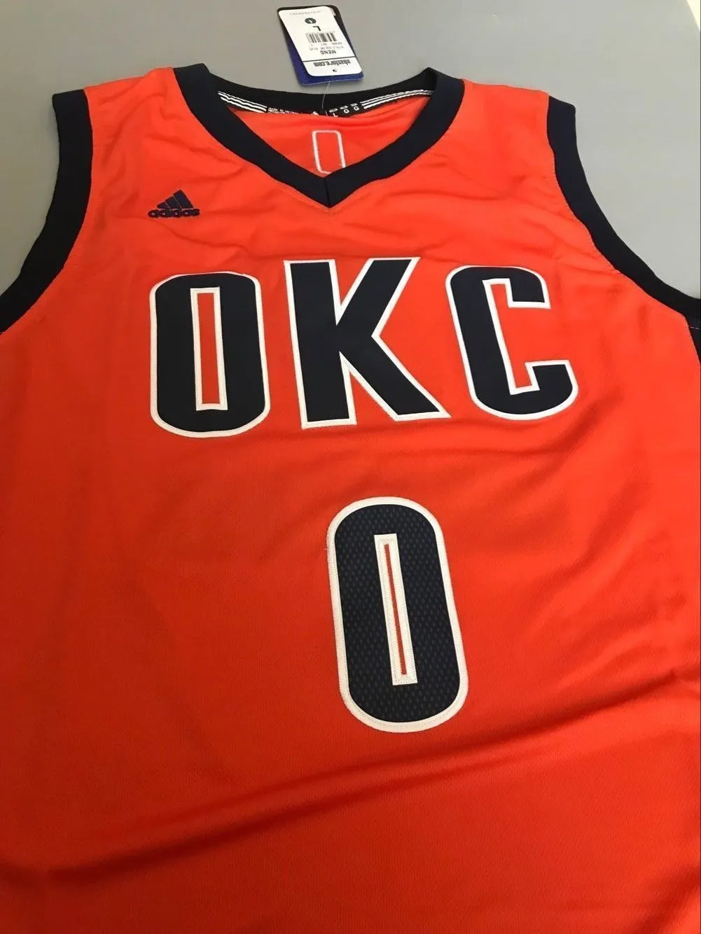 Men OKC 0 Russell Westbrook Jersey Oklahoma City Thunder Swingman