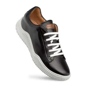 Men’s Black Leather Sneakers By Mezlan Made In Spain Brand
