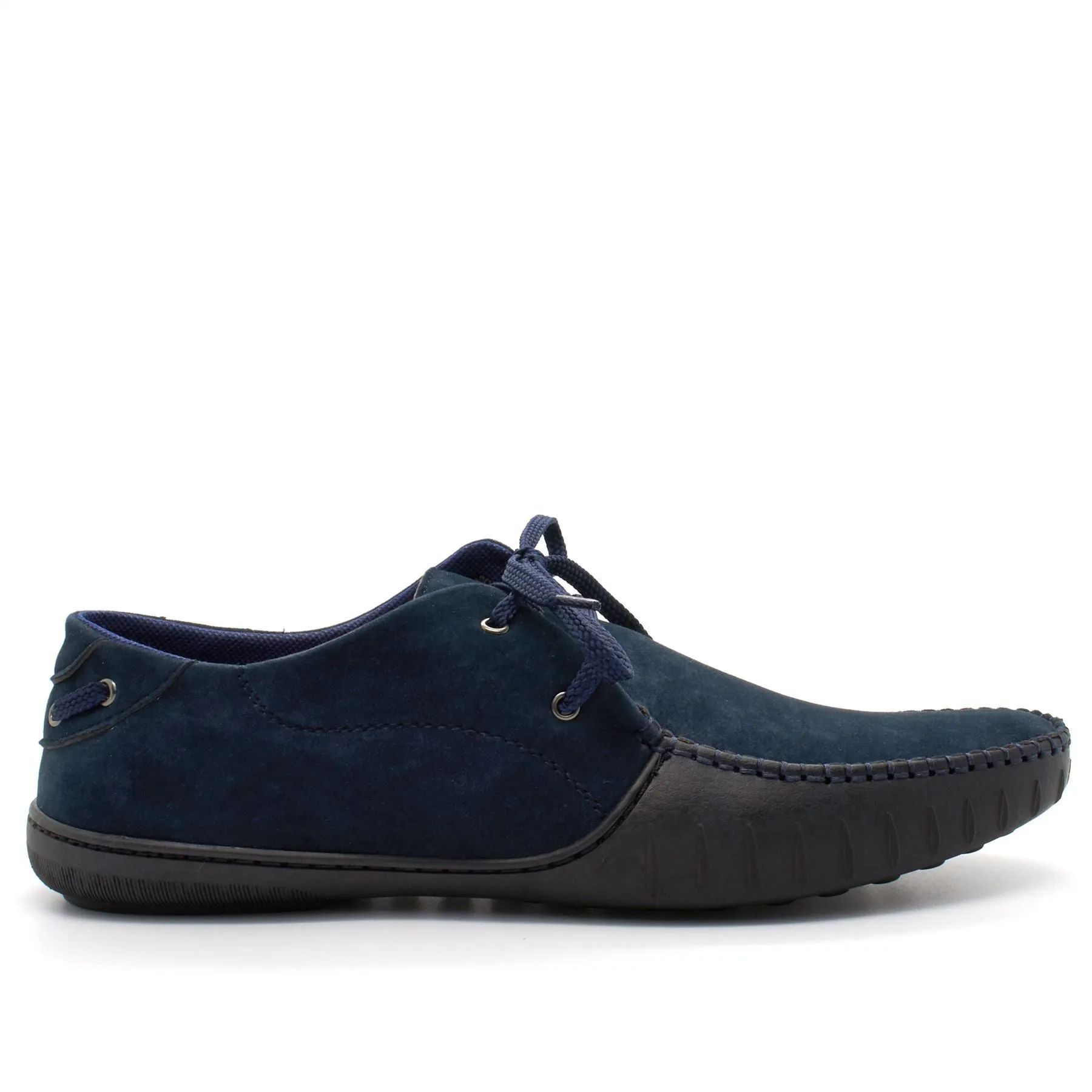 Mens Casual Suede Leather Lace Up Smart Trainers Loafers Shoes
