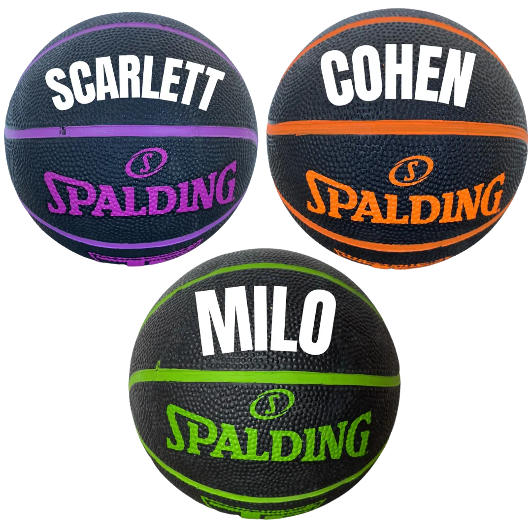 MLW By Design - Personalised Mini Basketball | Various Colours *LIMITED EDITION*
