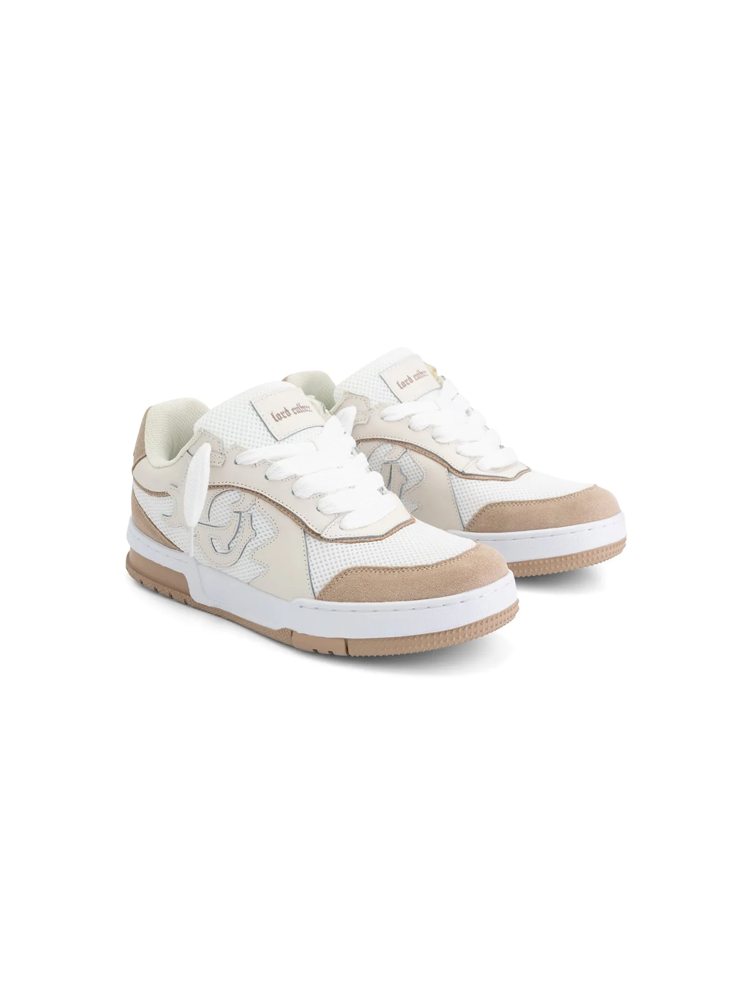 MONOGRAM SNEAKER - TAUPE