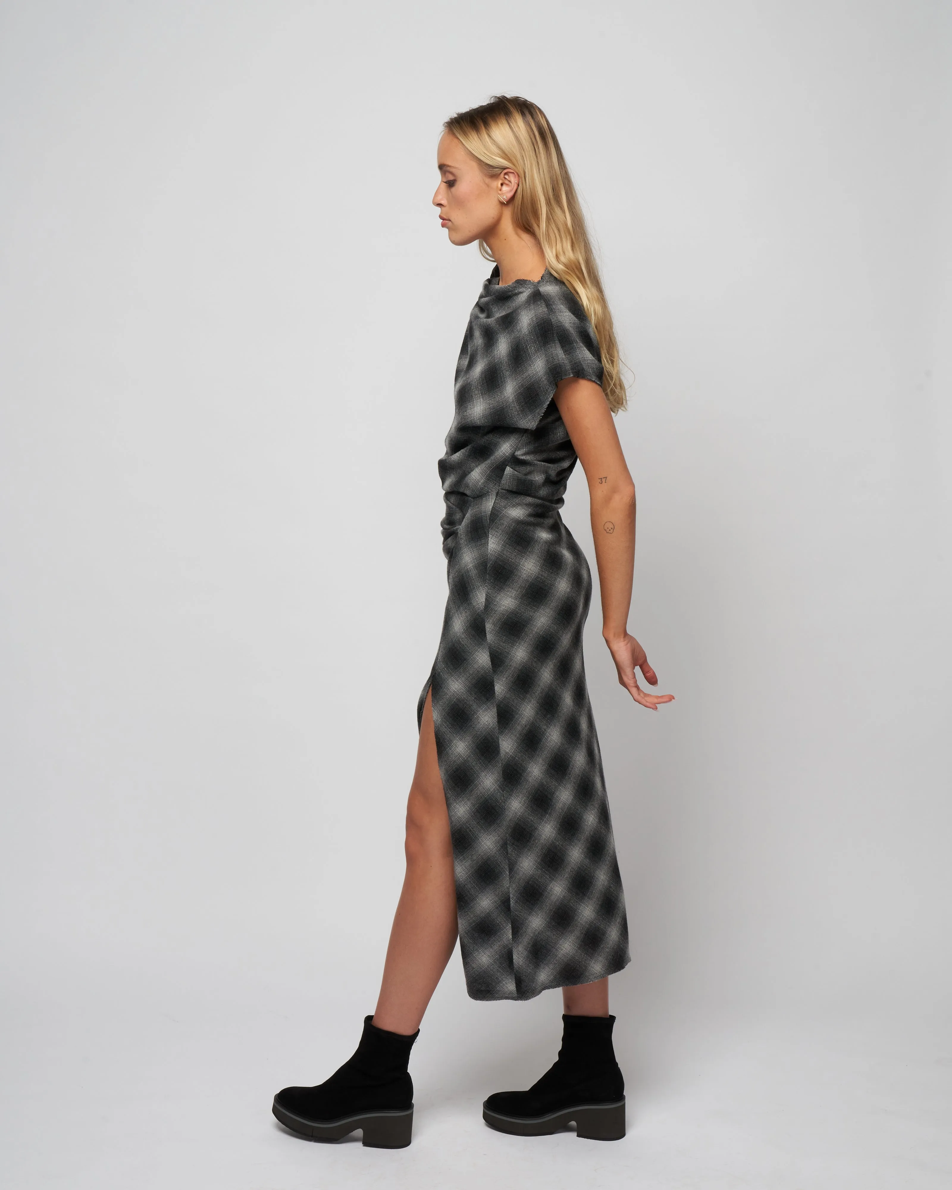 naerys dress - anthracite