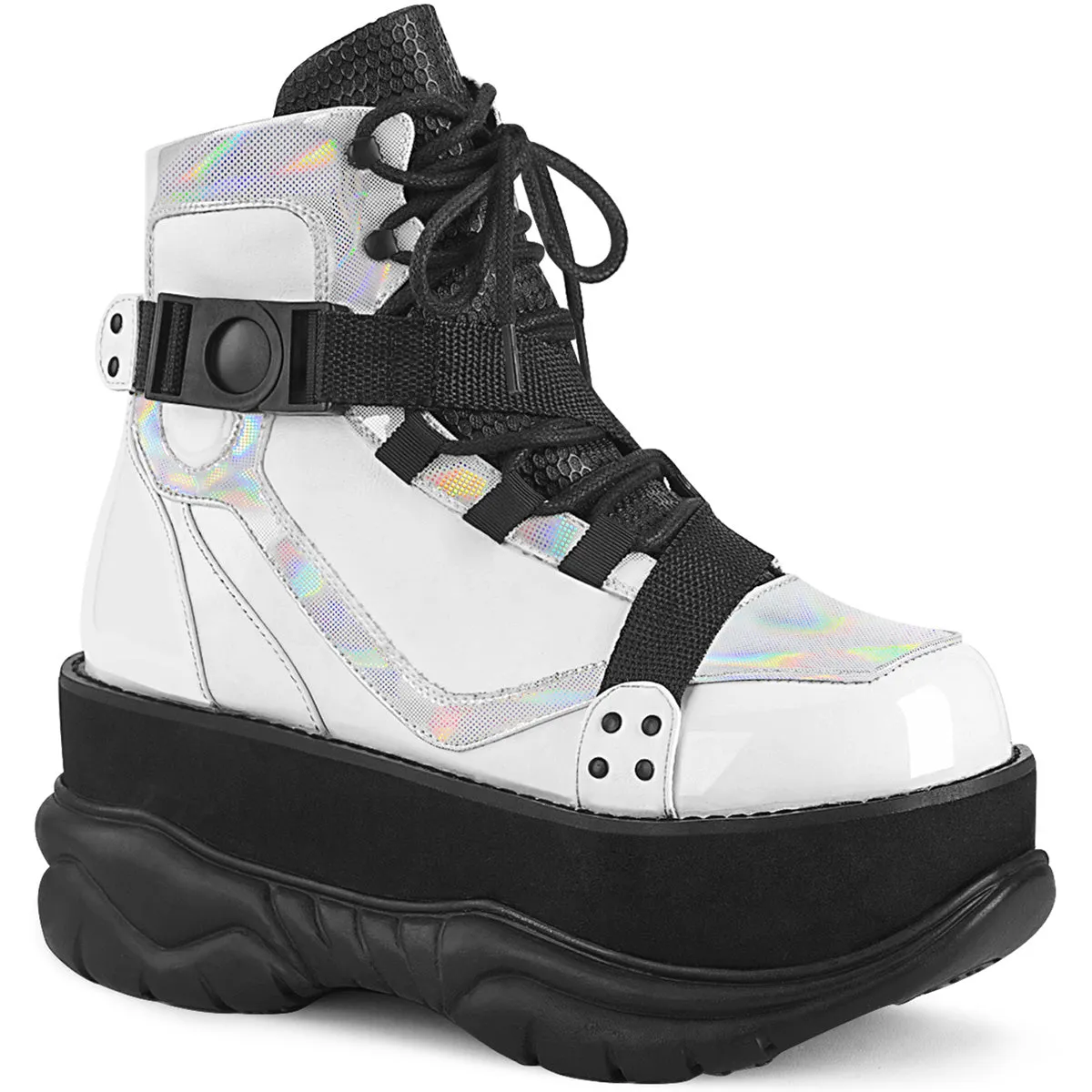 NEPTUNE-181  White Vegan Leather Multi
