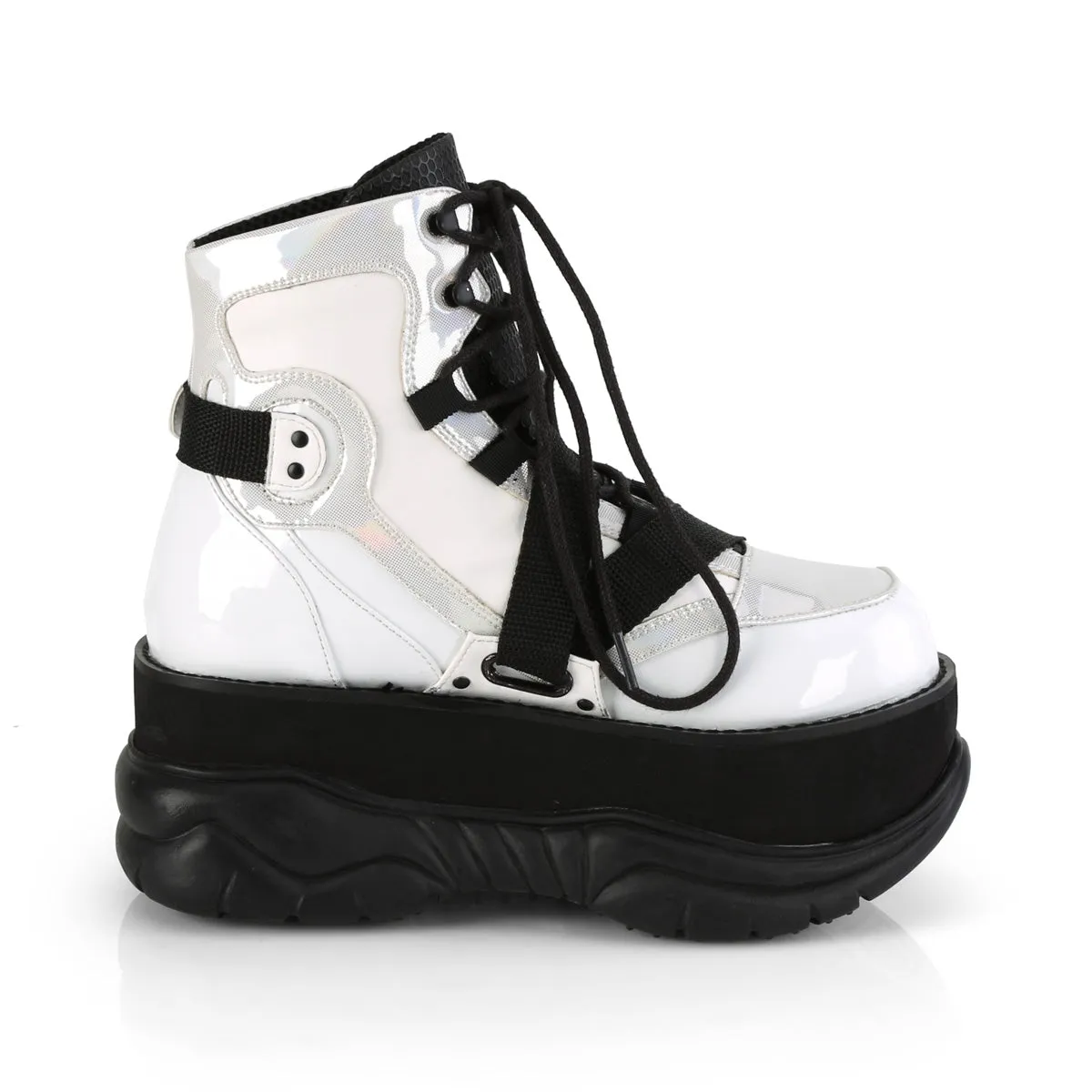 NEPTUNE-181  White Vegan Leather Multi