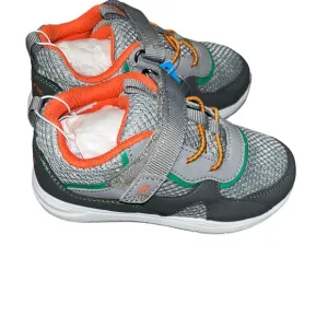 New Stride Rite 360 boys azaria Sneakers kid size 10 orange/gray
