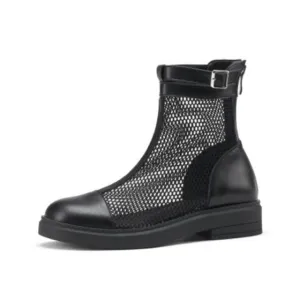 New Summer Women Boots Real Leather