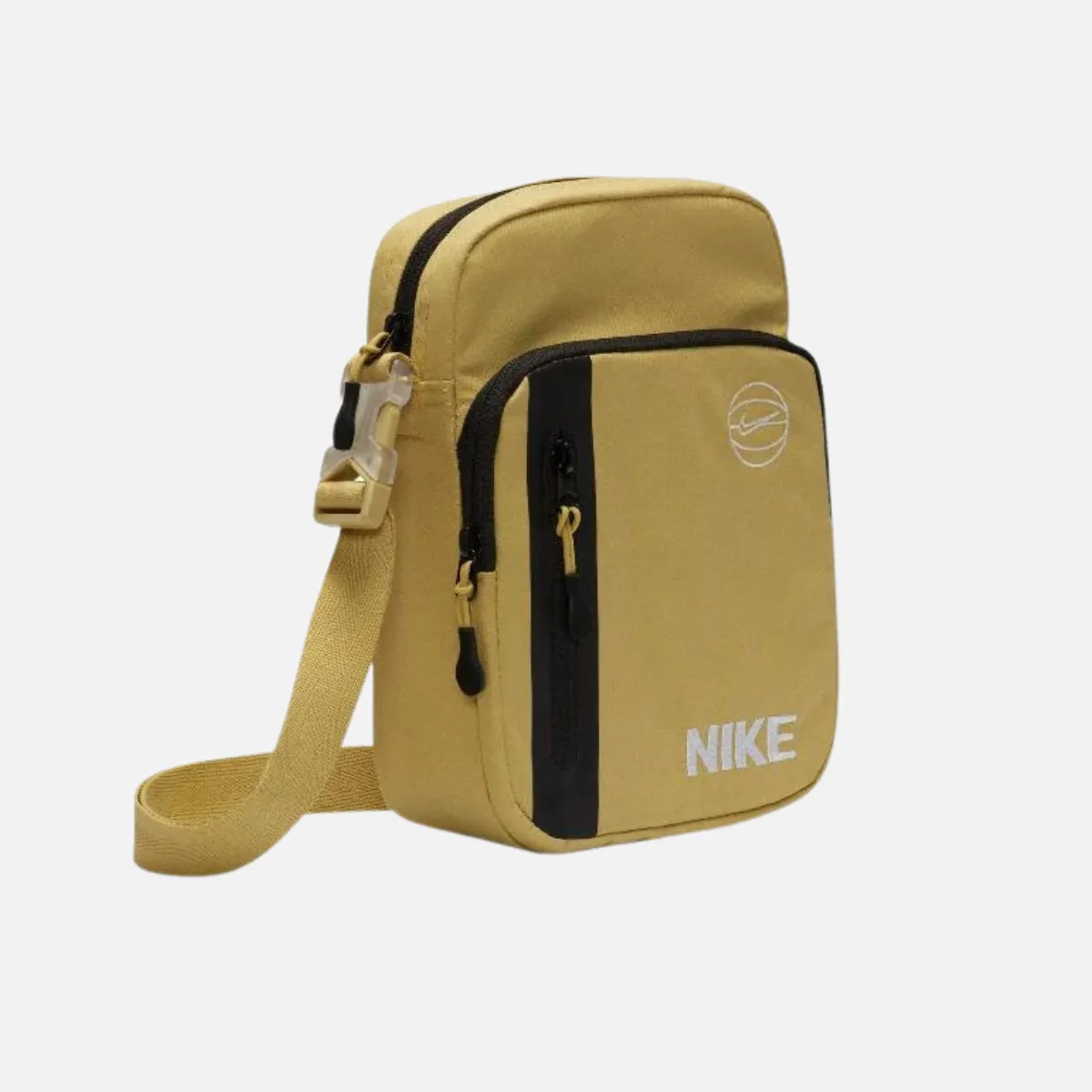 Nike Elemental PRM Basketball Crossbody Bag (4L)  -Buff Gold/Black/White