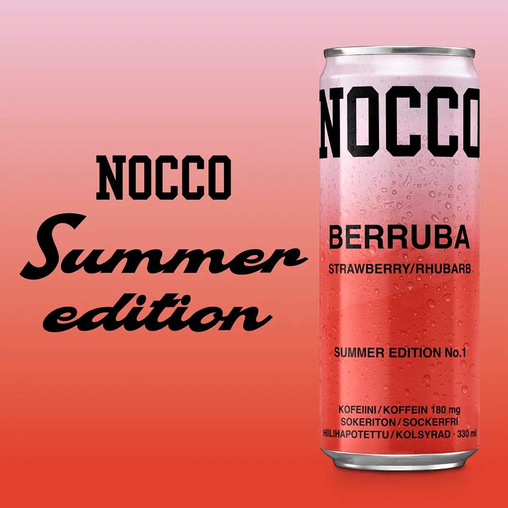 NOCCO Berruba Summer Edition - 330ml. (inkl. SE pant)