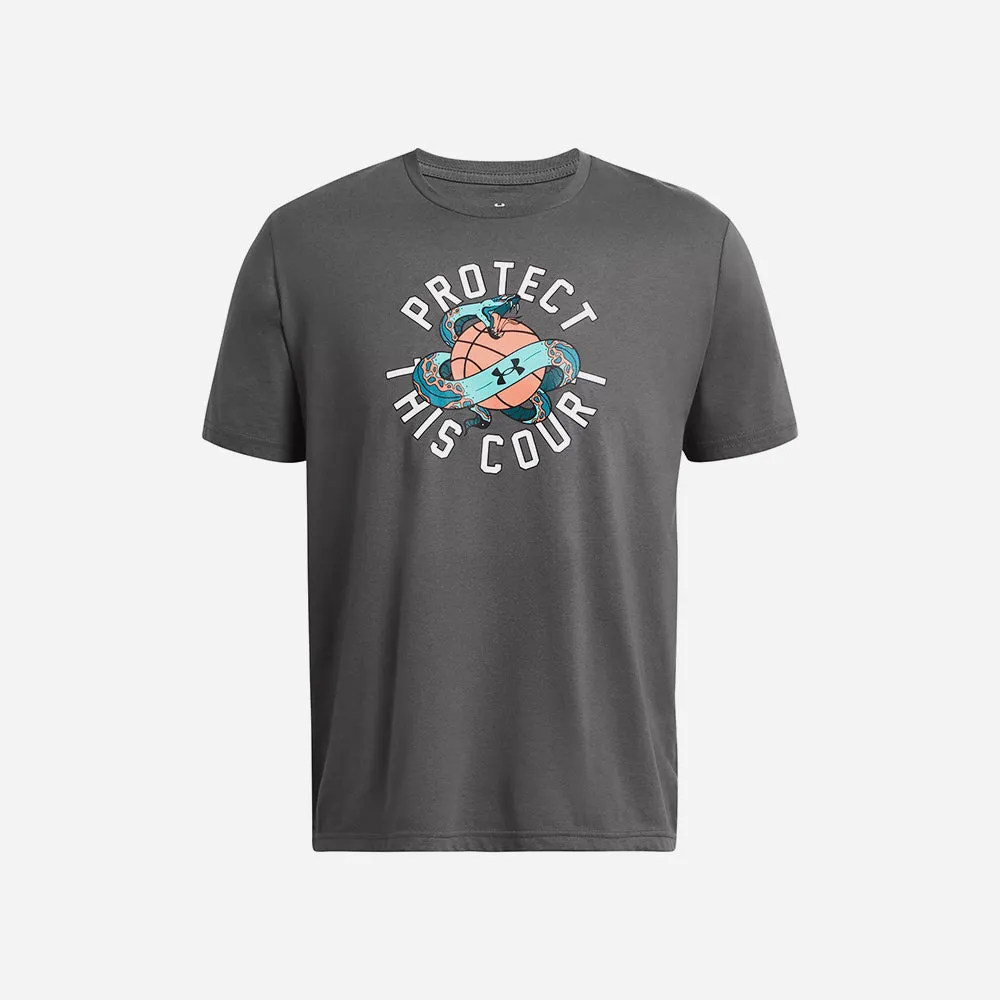 Áo Thun Nam Under Armour Protect Court Basketball Short Sleeve