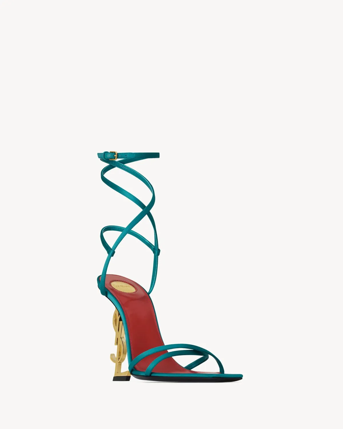 Opyum Sandals In Satin Crepe