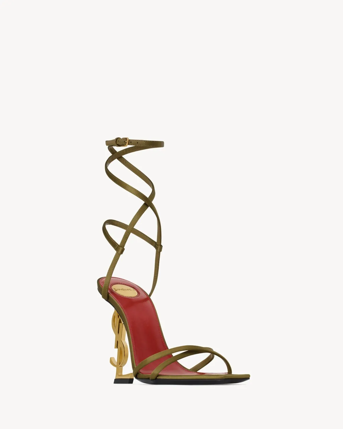 Opyum Sandals In Satin Crepe