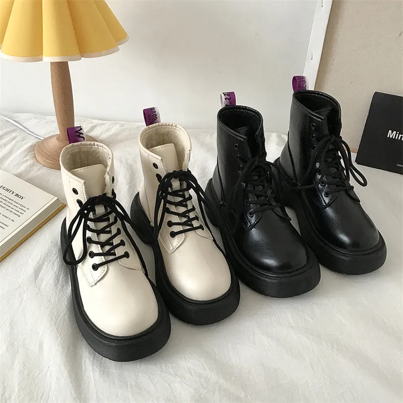 Platform Heightening Ankle Boots UB6213