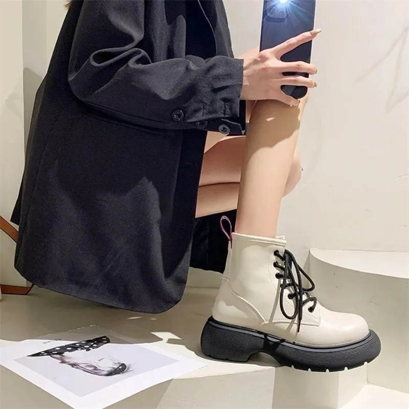 Platform Heightening Ankle Boots UB6213