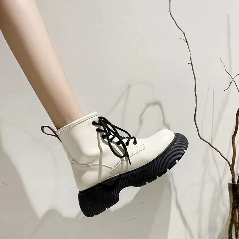 Platform Heightening Ankle Boots UB6213
