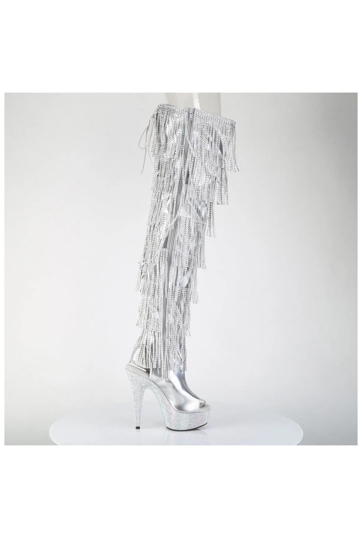 Pleaser BEJEWELED-3017HG-RSF Thigh Boot
