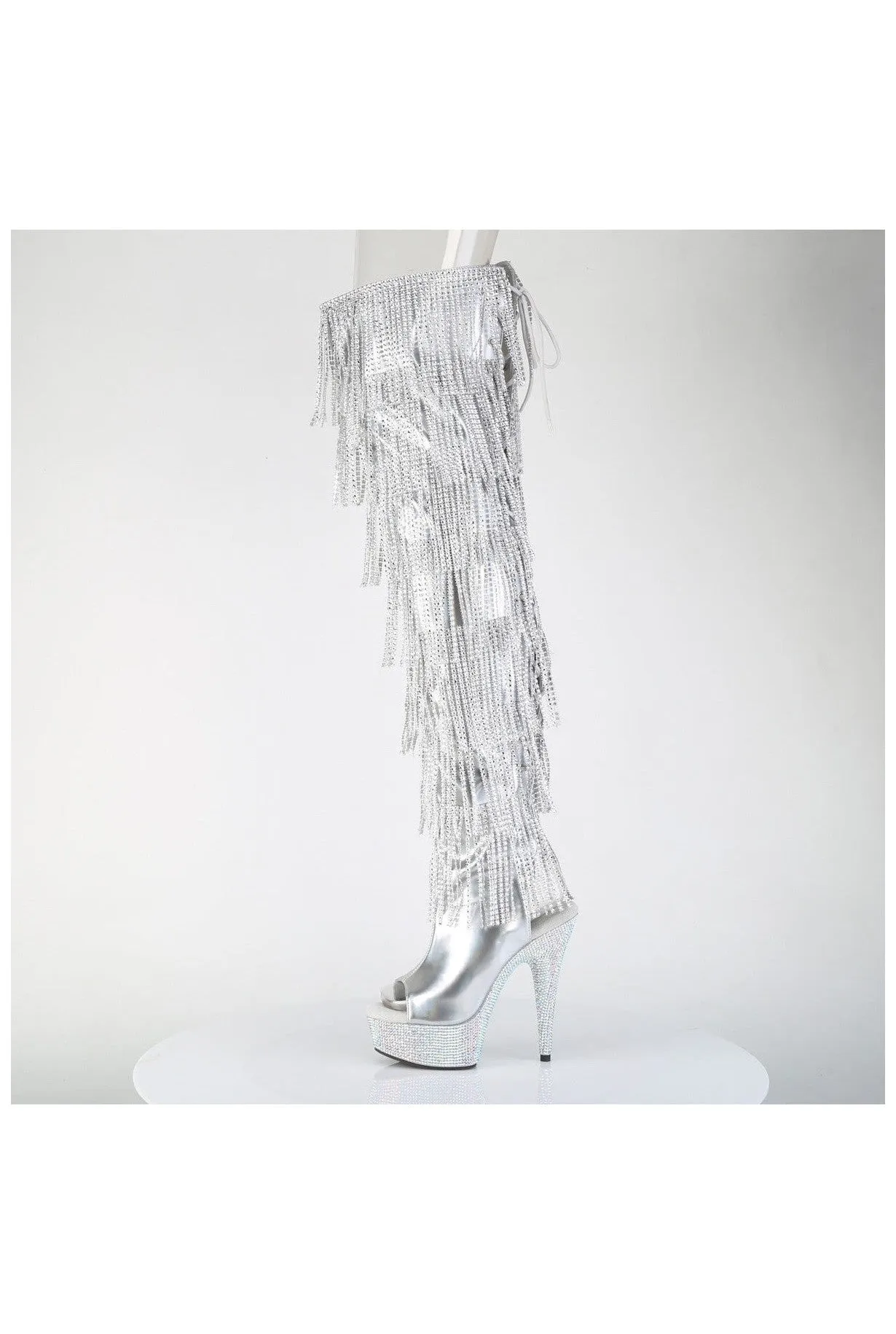 Pleaser BEJEWELED-3017HG-RSF Thigh Boot