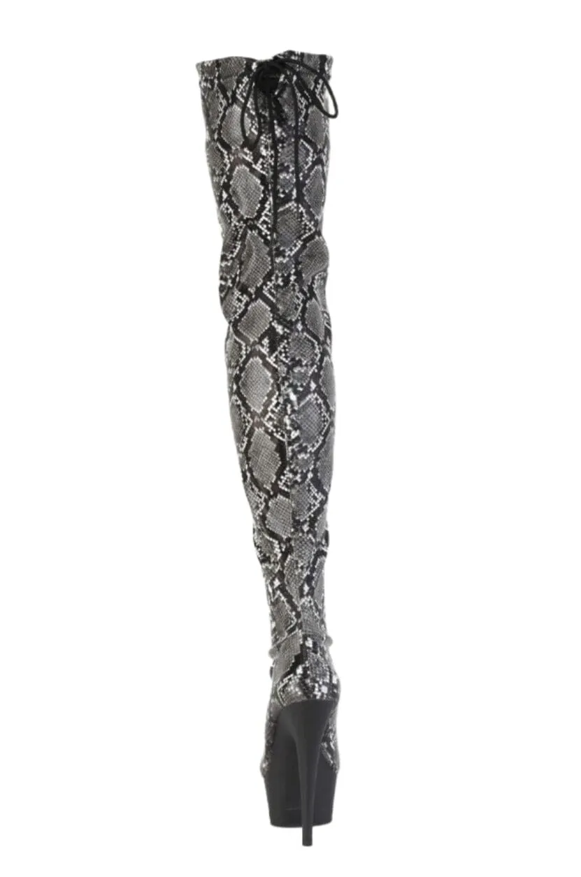 Pleaser DELIGHT-3008SP-BT Thigh Boot