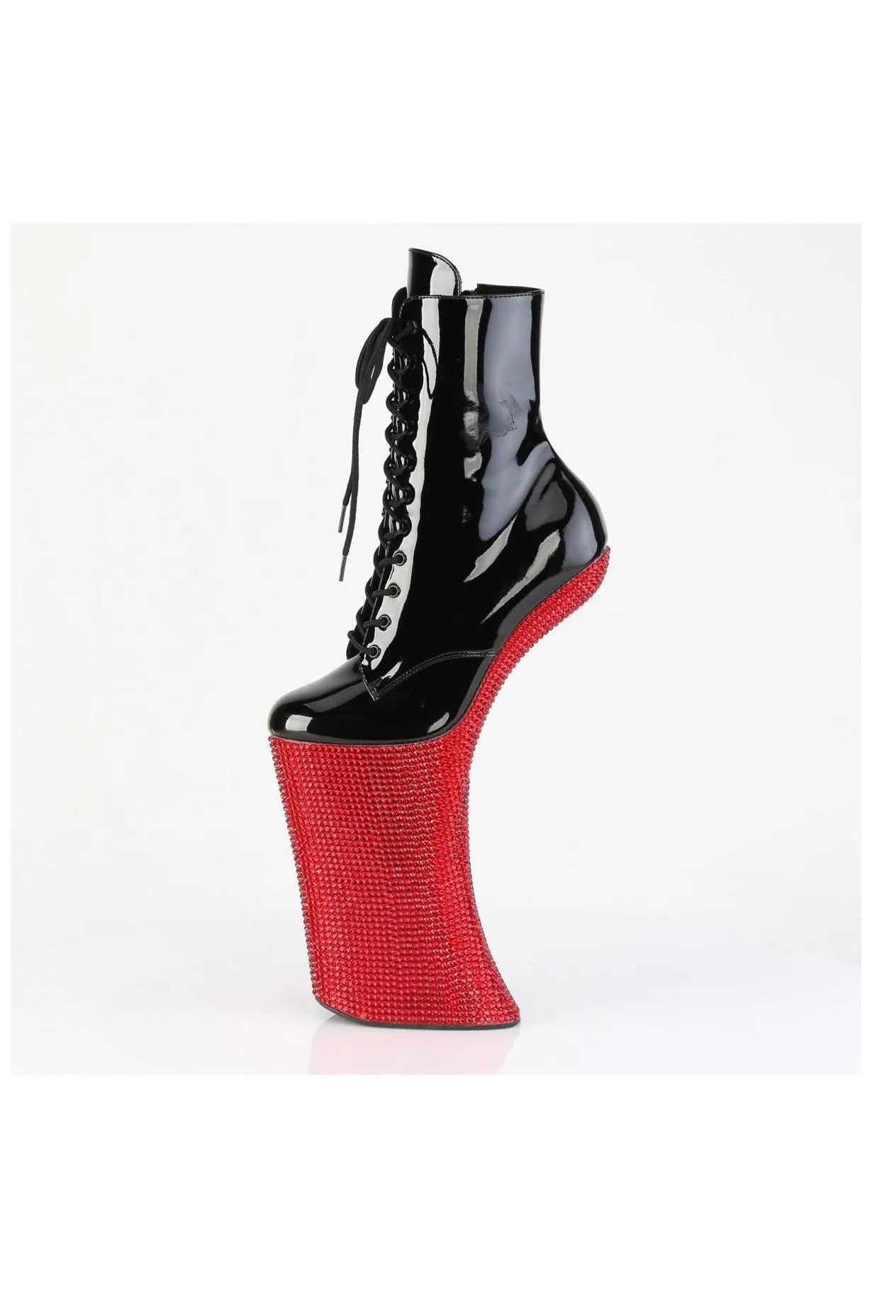 Pleaser FORBIDDEN-1020BEJ Ankle Boot