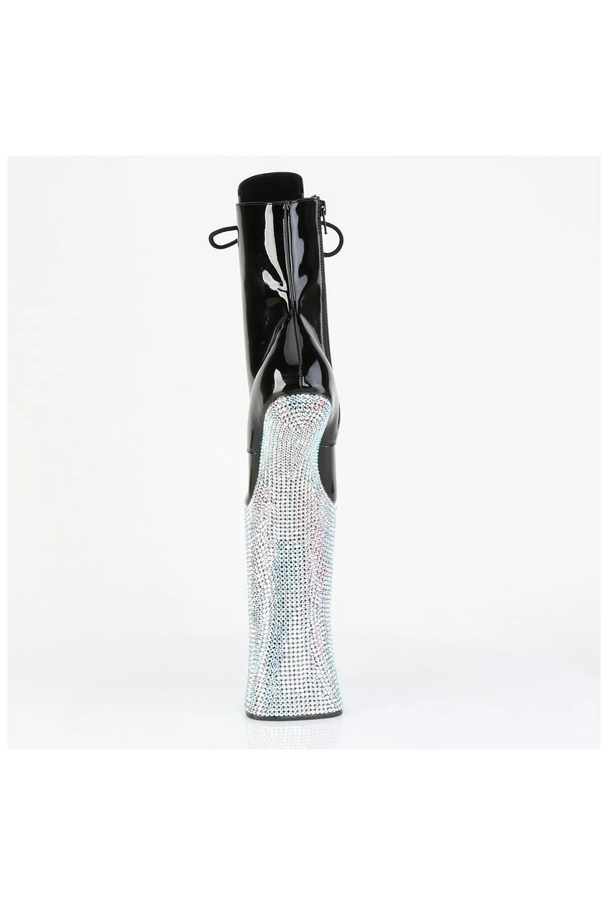 Pleaser FORBIDDEN-1020BEJ Ankle Boot