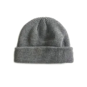 "CAPCUFF" Bonnet tricoté Streetwear Gris foncé - URB1™