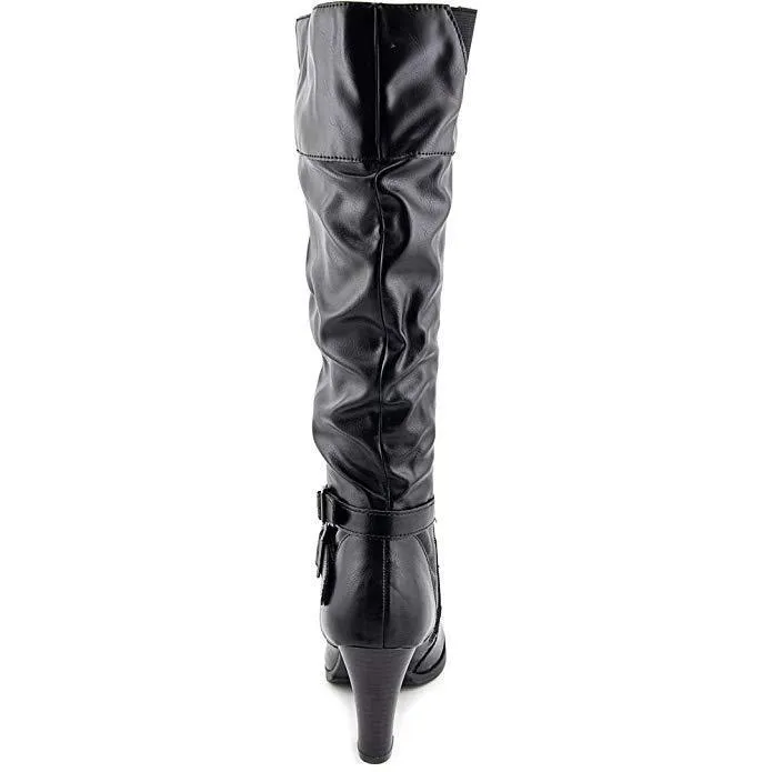 Rudyy Womens Slouched Boots Black