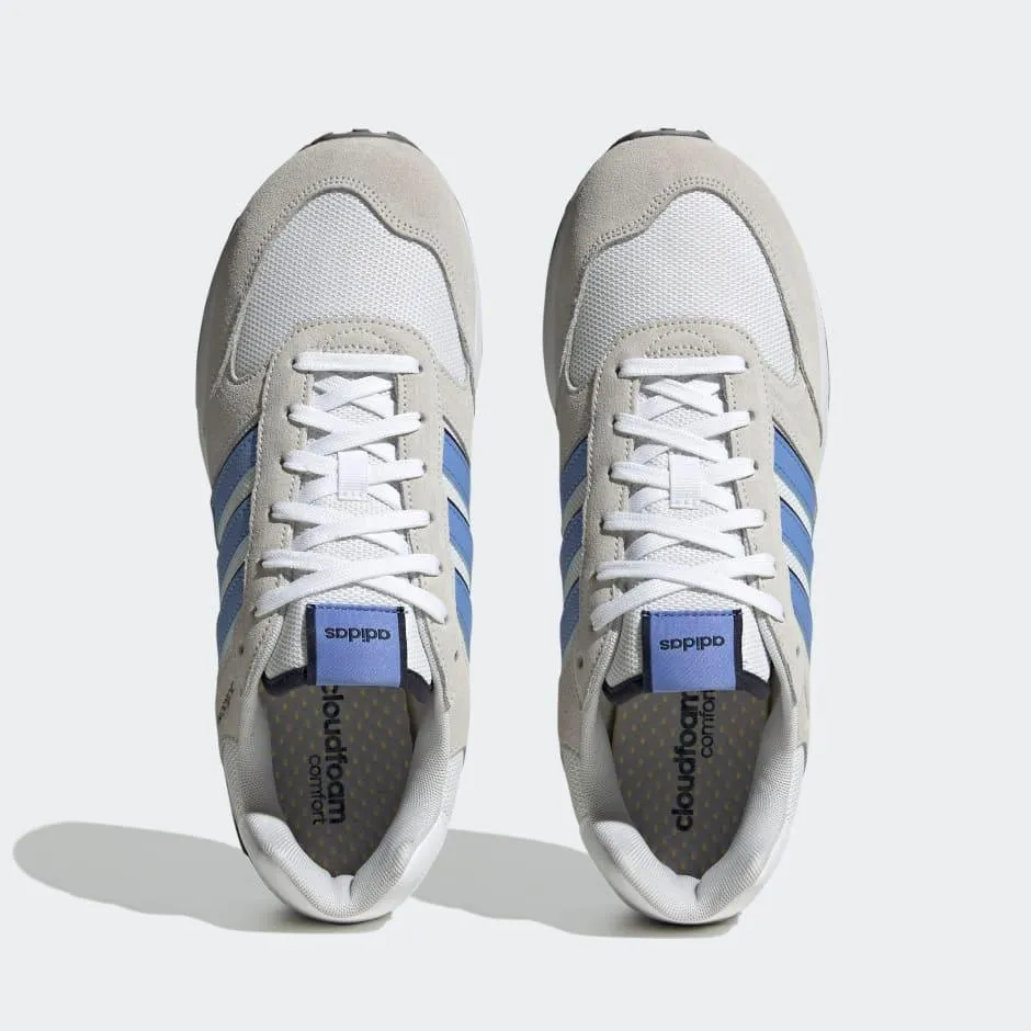 SCARPE ADIDAS RUN 80 SCARPA UOMO SPORTIVA PASSEGGIO MODA AZZURRA