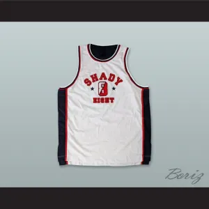 Shady Limited 8 Shady Eight White Basketball Jersey