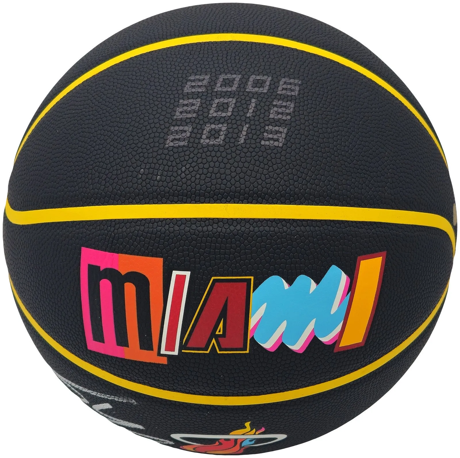 SHAQUILLE O'NEAL AUTOGRAPHED 75TH ANNIVERSARY BASKETBALL HEAT BECKETT 235722