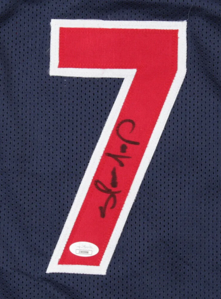 Shawn Kemp Signed Team USA Jersey (JSA COA) 1994 FIBA World Cup Basketball Team