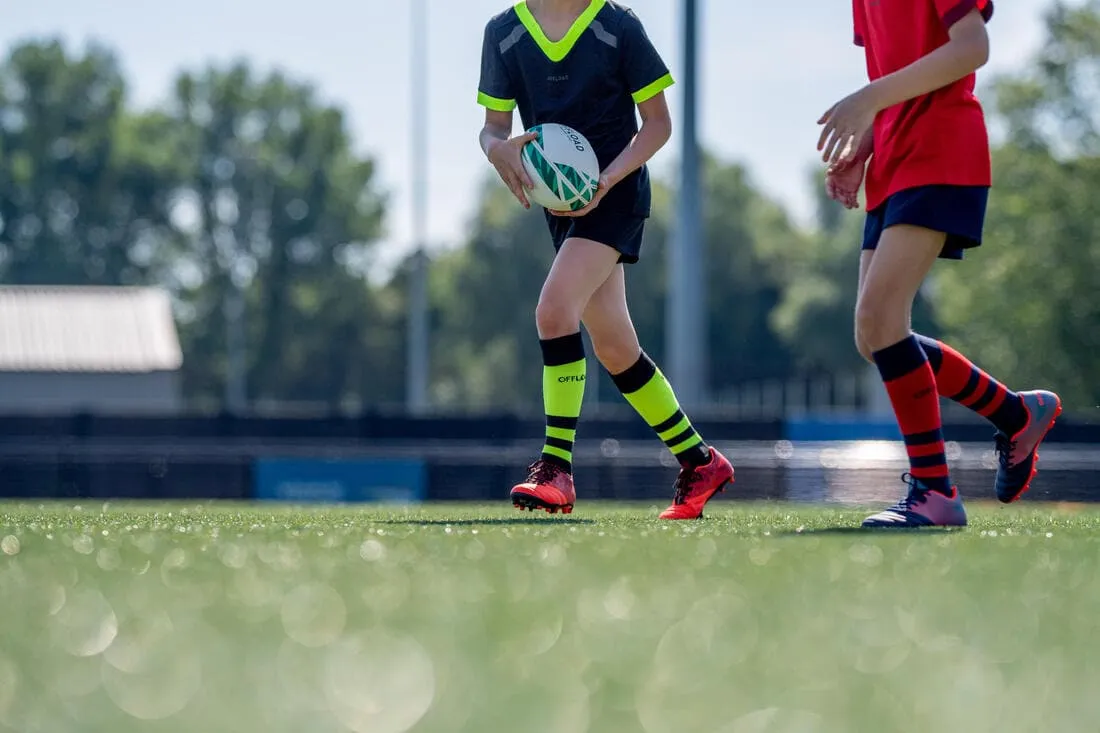 Short de rugby avec poches Enfant - R100