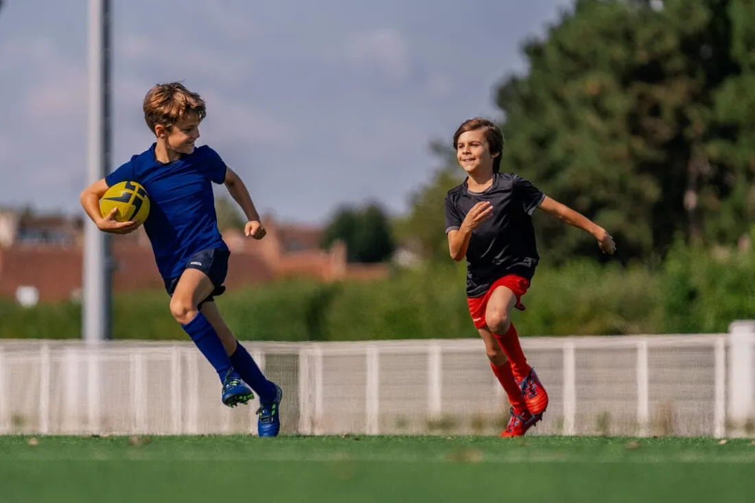Short de rugby avec poches Enfant - R100