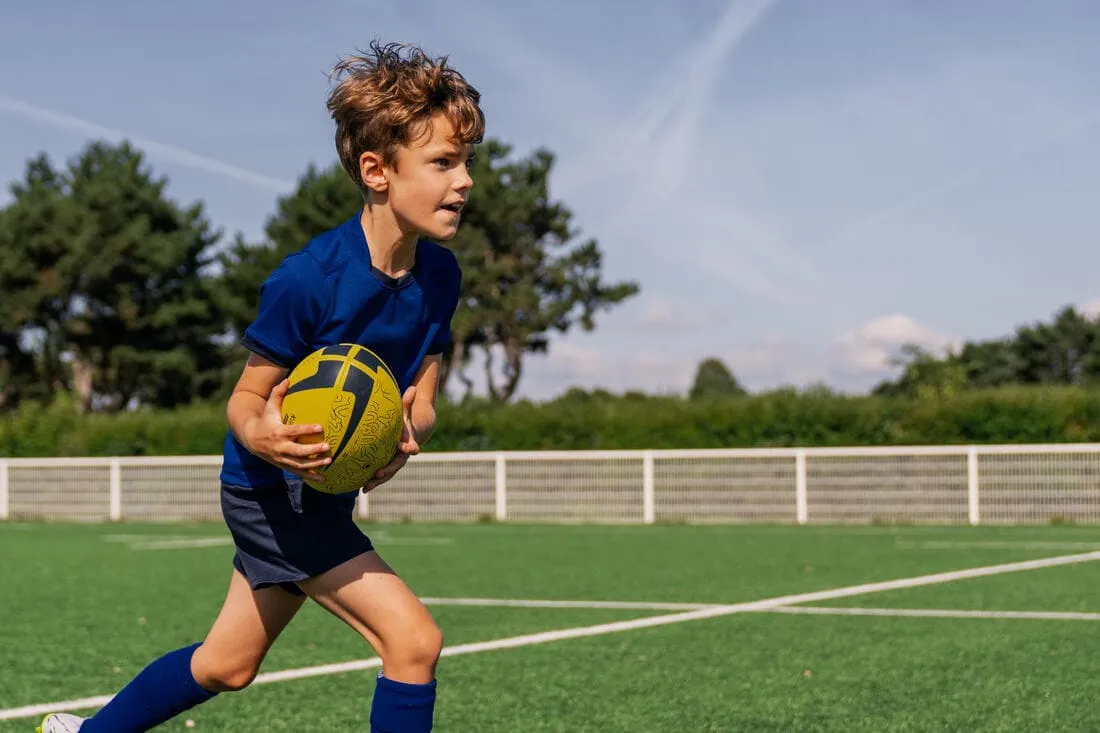 Short de rugby avec poches Enfant - R100