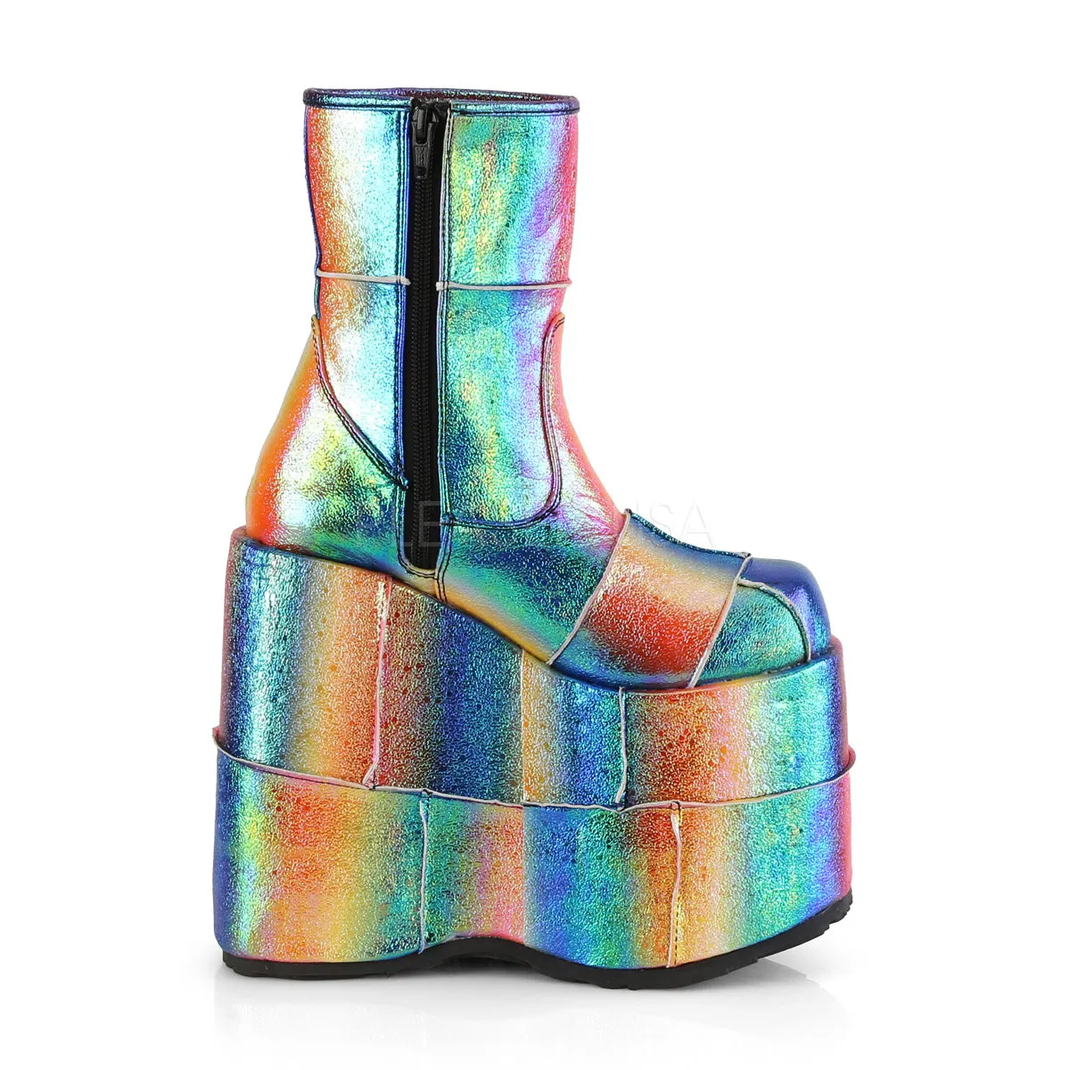 STACK-201  Rainbow Iridescent Vegan Leather