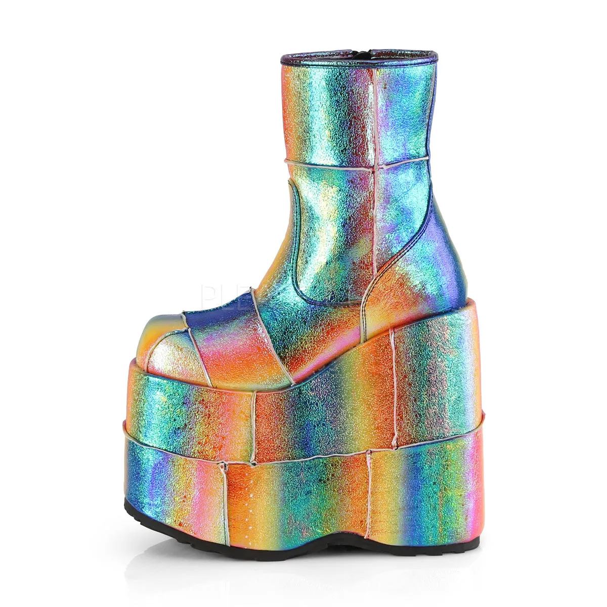 STACK-201  Rainbow Iridescent Vegan Leather