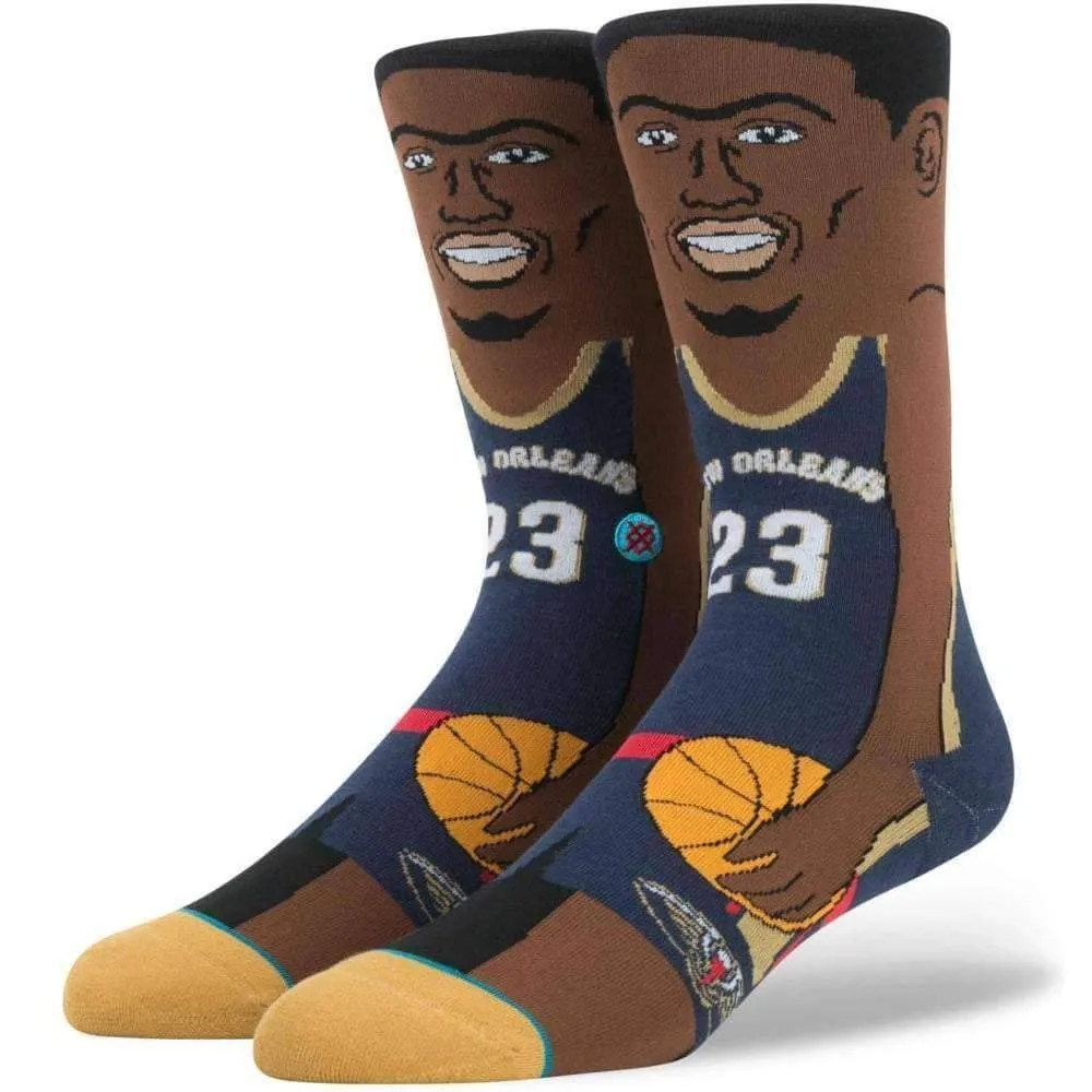 Stance NBA Legends Anthony Davis Basketball Socks - Navy