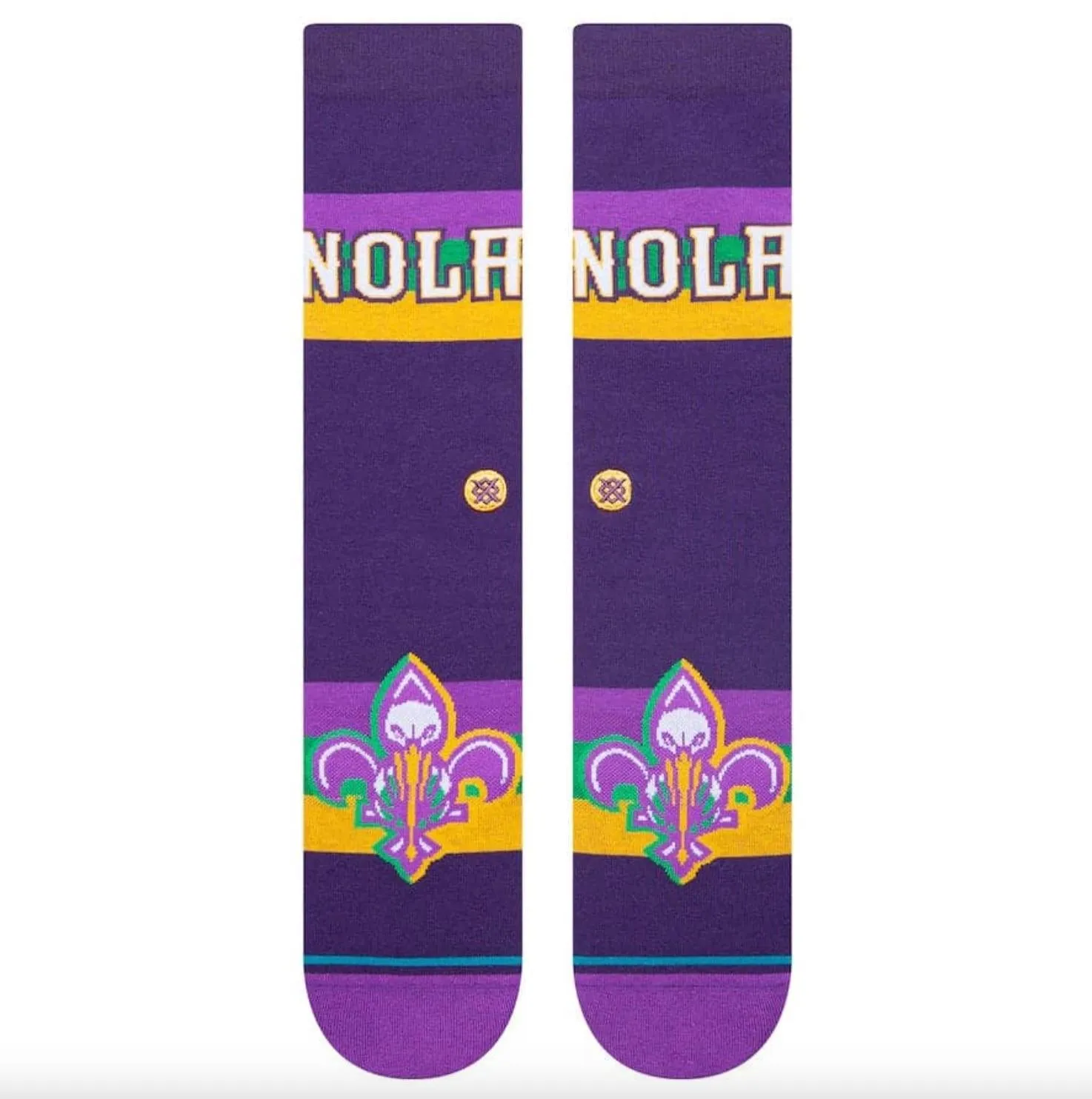 Stance NBA New Orleans Pelicans Basketball Socks Size Large / US 9 - 13 (New)