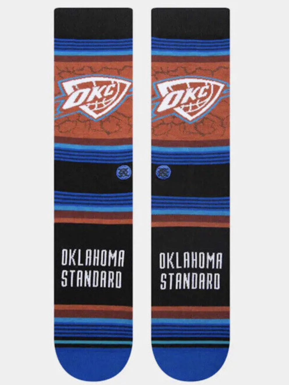 Stance NBA Oklahoma City Thunder Basketball Socks Size Large / US 9 - 13 (New)