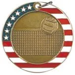 Stars & Stripes Style Medal