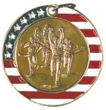 Stars & Stripes Style Medal
