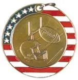 Stars & Stripes Style Medal