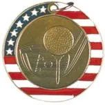 Stars & Stripes Style Medal